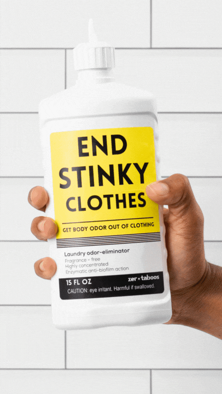 Smelling after shower? There is biofilm in your clothes - zerotaboos